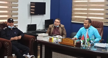 مدير نيابة رفح وادارة العلاقات العامة بالشرطة يؤكدان على تعزيز التعاون المشترك