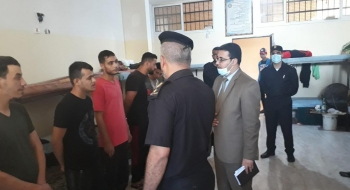 في اطار الزيارات مع شركاء العدالة ومراكز الاصلاح التأهيل 