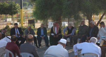 مدير نيابة خانيونس/  نؤكد على الشراكة  مع   رجال الإصلاح والوجهاء  لتحقيق الاستقرار المجتمعي والسلم الأهلي