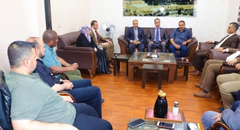 نيابة غزة الجزئية الثانية تعقد اجتماعا مع مدير عام المباحث العامة