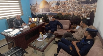 نيابة الوسطى الجزئية تستقبل مدير المحافظة وإدارة المباحث العامة لتعزيز التعاون المشترك