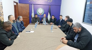مدير نيابة الوسطى الجزئية يعقد اجتماعاً مع مدير مباحث المحافظة الوسطى