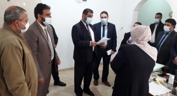 النائب العام يتفقد سير العمل بسرايا نيابة خانيونس