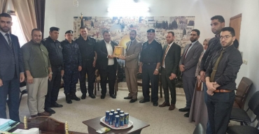 مدير نيابة شمال غزة   يستقبل مدير شرطة المحافظة و مجلس قيادة الشرطة