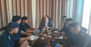 نيابة غزة الجزئية الثالثة تجتمع مع مدراء مراكز الشرطة