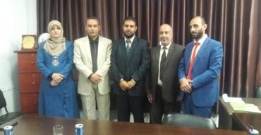 النيابة الجزئية ومحكمة الصلح في محافظة خانيونس تناقشان سبل تعزيز خدمة المواطنين وارساء العدالة