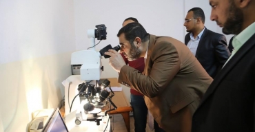 خلال زيارته للإدارة العامة للأدلة الجنائية