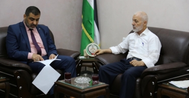 النائب العام يستقبل رئيس اللجنة القانونية في المجلس التشريعي