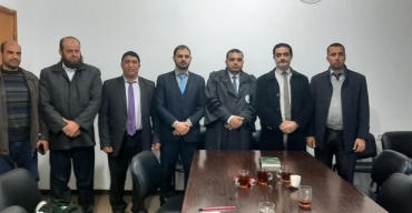 نيابة خانيونس الكلية تعقد اجتماعاً مع محكمة صلح خانيونس