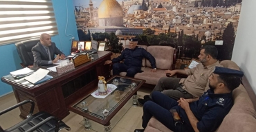 نيابة الوسطى الجزئية تستقبل مدير المحافظة وإدارة المباحث العامة لتعزيز التعاون المشترك