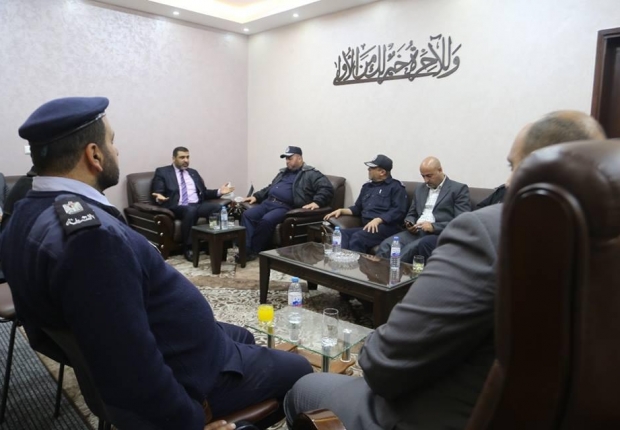 النائب العام يستقبل وفدا من قيادة الشرطه الفلسطينية بديوانه