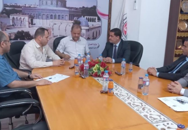 الإدارة العامة للتفتيش القضائي في النيابة العامة تجتمع مع الإدارة العامة للطب الشرعي والمعمل الجنائي في وزارة العدل