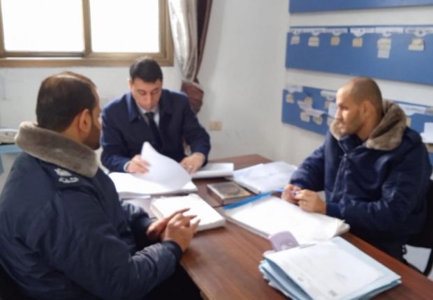  التفتيش القضائي بالنيابة العامة يجرى جولة على مركزي الشجاعية والزيتون