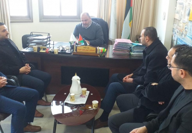نيابة غزة الكلية تلتقي بنيابة غزة الجزئية الأولى لاستمرار التعاون على تجويد العمل