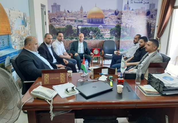 نيابة غزة الكلية تستكمل جولة زيارات النيابات الجزئية