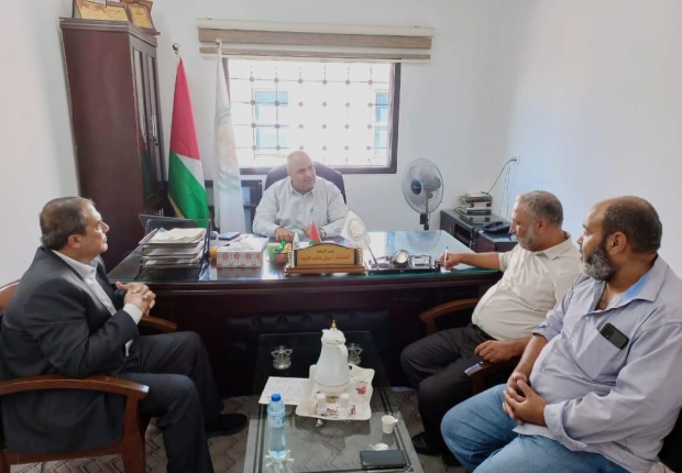 نيابة الشمال الكلية تعقد اجتماعاً مع بلدية جباليا النزلة لبحث سبل تعزيز التعاون المشترك