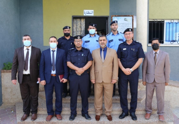 النائب العام يزور مركز شرطة غرب خانيونس، ويلتقي مدير شرطة المحافظة، ومدير المركز