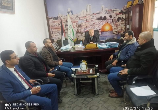 نيابة الوسطى الجزئية تعقد اجتماعاً مع المباحث العامة بالمحافظة الوسطى