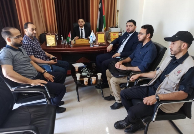 مدير نيابة غزة الاولي نفتخر ونعتز بطاقات شبابنا في المعمل الجنائي وهندسة المتفجرات 