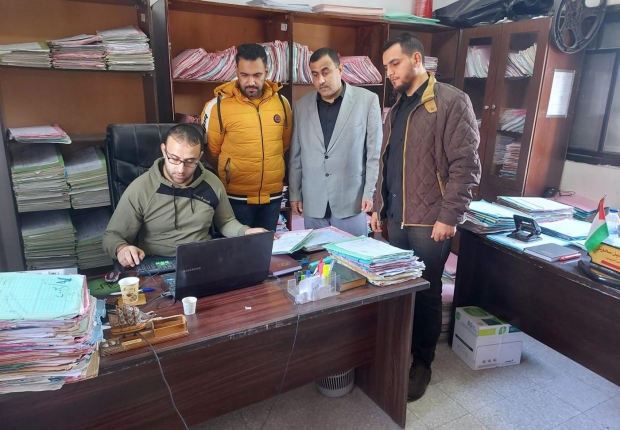 نيابة تنفيذ الأحكام الجزائية تواصل جولاتها  الإشرافية على النيابات الكلية في محافظات غزة