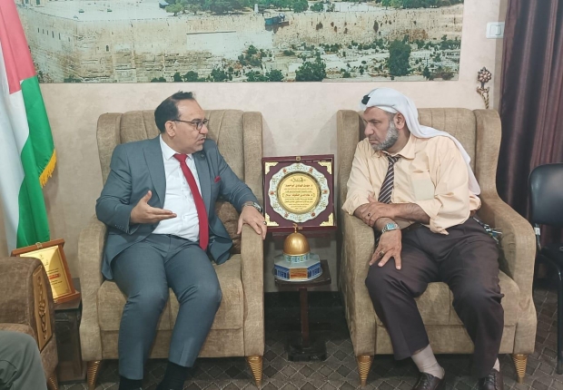 نيابة غزة الجزئية الثالثة تجتمع مع الإدارة العامة لشئون العشائر