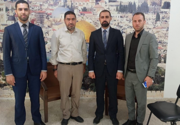 نيابة شمال غزة تستقبل اللجنة الشعبية لشئون اللاجئين بمخيم جباليا