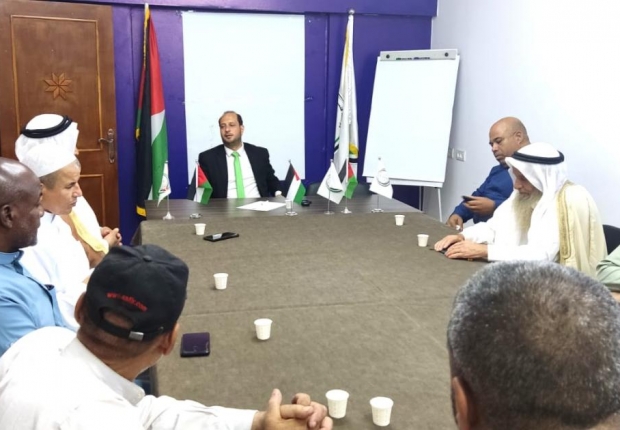 نيابة الوسطى الجزئية تستقبل وفداً من رابطة أبناء عشيرة النعيمات