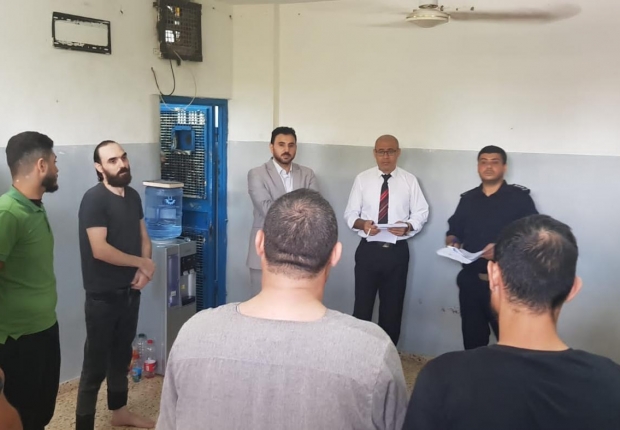 نيابة تنفيذ الأحكام تتفقد العمل في المراكز الشرطية بشرق غزة لتعزيز التعاون ومتابعة تنفيذ الاحكام في القضايا الجزائية