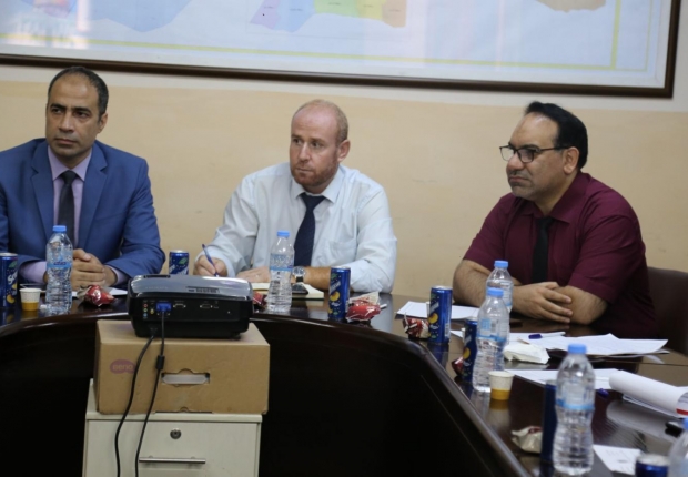 المكتب الفني يلتقي بنيابة غزة الدائرة الثانية للنهوض بجودة الأداء الفني وحسن الأداء الفني