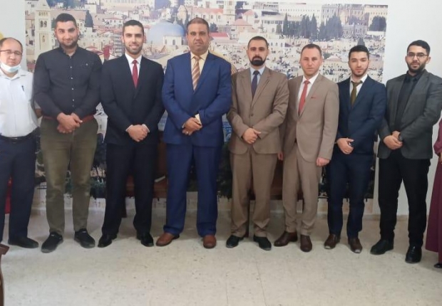 التفتيش القضائي يتفقد العمل بنيابة شمال غزة 