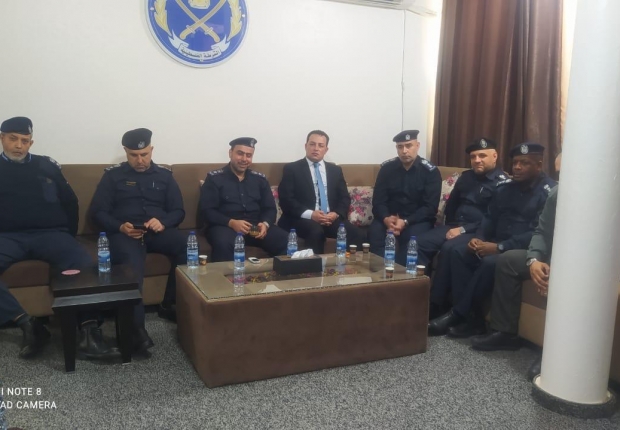 نيابة غزة الجزئية الثانية تُجري زيارة لقائد شرطة غزة