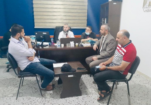  نيابة رفح الجزئية تعقد ورشة عمل مع ضباط مباحث المرور في المحافظة