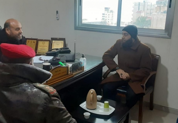 نيابة المؤسسات وجرائم الأموال تجتمع بوفد من إدارة الأمن العسكري