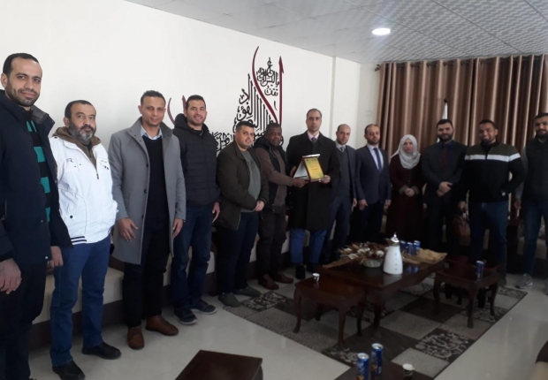  مدير نيابة غزة الجزئية الثانية يستقبل مدراء المباحث في محافظة غزة 
