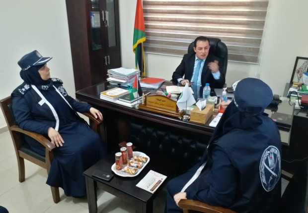 نيابة المؤسسات ومكافحة الفساد وجرائم الأموال تستقبل وفداً من إدارة الشرطة النسائية