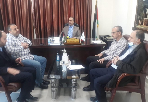 نيابة غزة الجزئية الثانية تستقبل وفد من مكتب المراقب العام