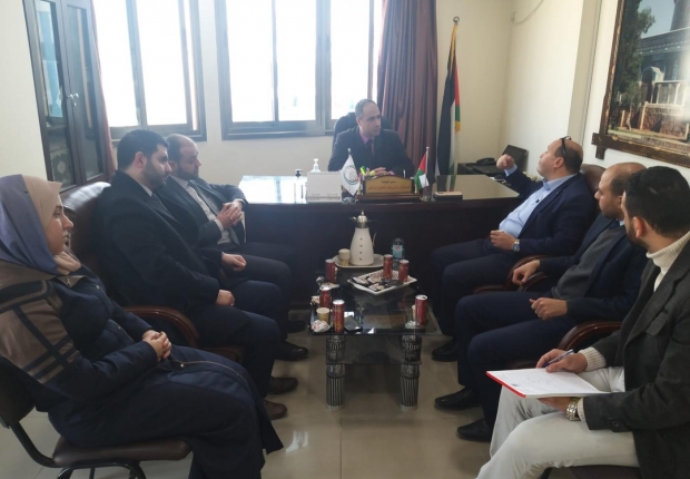 نيابة غزة الجزئية الثانية تعقد اجتماعاً مع وزارة الصحة