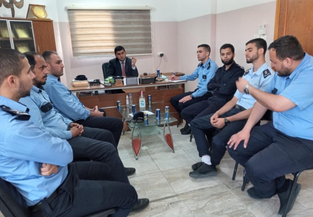 نيابة خانيونس الجزئية  تعقد دورة مهارات وفنون التحقيق الجنائي لمركز شرطة خانيونس