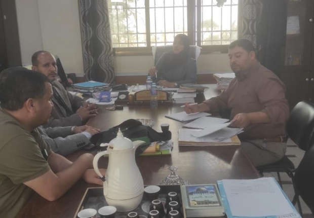 نيابة رفح الكلية تُجري زيارة تعاونية لمحكمة بداية رفح