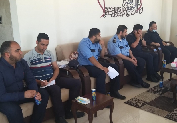 رئيس نيابة غزة الثالثة ومدير المكتب الفني ومدراء التنفيذ يؤكدون على التنسيق المشترك وسرعة تنفيذ الأوامر القضائية