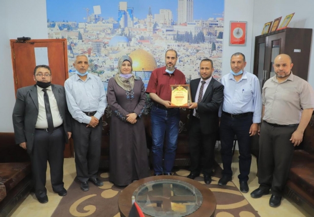 رئيس نيابة رفح الجزئية يستقبل رئيس بلدية رفح ويؤكد على التعاون لتحقيق المصلحة العامة وخدمة الجمهور