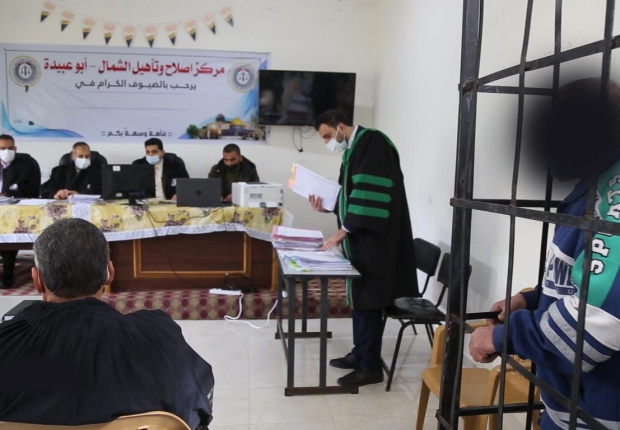 السلطة القضائية تعقد محاكمات بمركز إصلاح وتأهيل الشمال (أبو عبيدة) تُسهم بتخفيف تكدّس النزلاء
