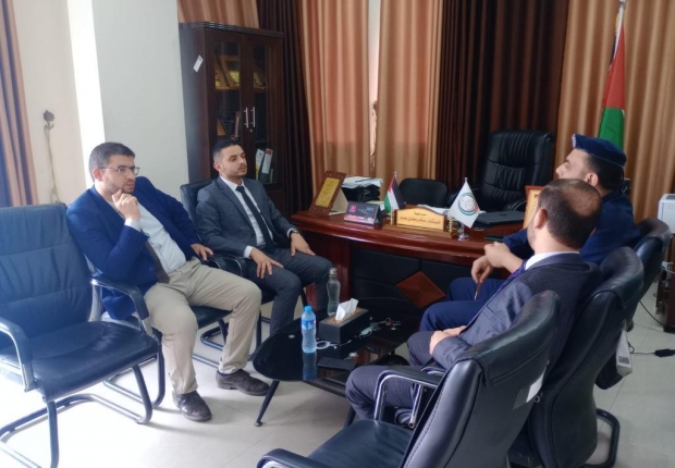 نيابة غزة الجزئية الأولى تعقد اجتماعاً مع مدير مركز شرطة الشجاعية