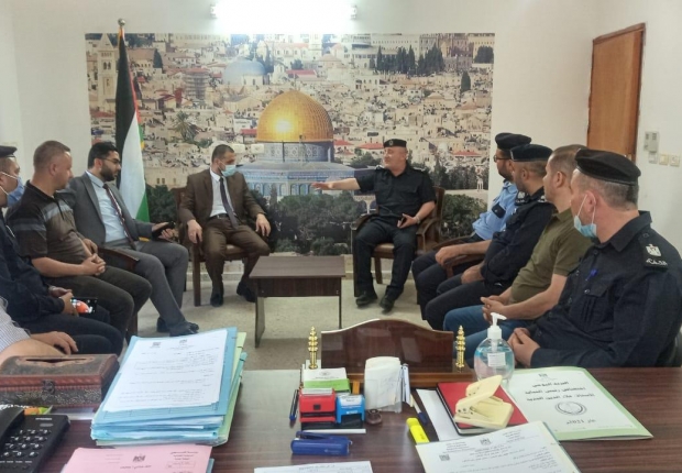 مدير نيابة شمال غزة ومدير شرطة جباليا يؤكدان  النهوض بجودة التحقيقات وتجسيد قيم العدالة