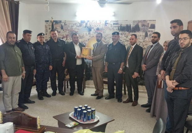 مدير نيابة شمال غزة   يستقبل مدير شرطة المحافظة و مجلس قيادة الشرطة