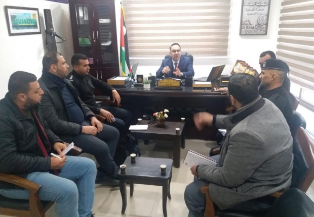 نيابة غزة الجزئية الثالثة تجتمع مع الدفاع المدني ومباحث المحروقات والإدارة العامة للبترول