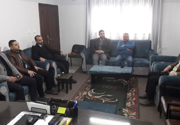 نيابة غزة الجزئية الأولى تعقد اجتماعاً مع قيادة مكافحة مخدرات غزة
