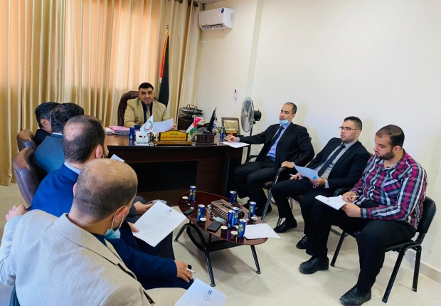 مدير  نيابة غزة الجزئية الثانية  ورئيس غزة الكلية يؤكدان علي الارتقاء بجودة الخدمات القضائية وتيسير إجراءات المواطنين