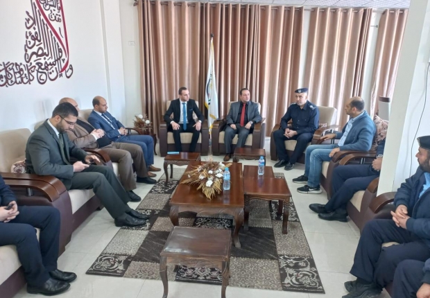 نيابة غزة الجزئية الثانية تستقبل مدير مركز الشاطئ
