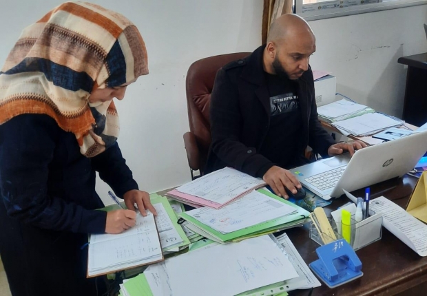 دائرة الأرشيف المركزي تعقد جولة تفقدية لكل من نيابة الوسطى وخانيونس ورفح